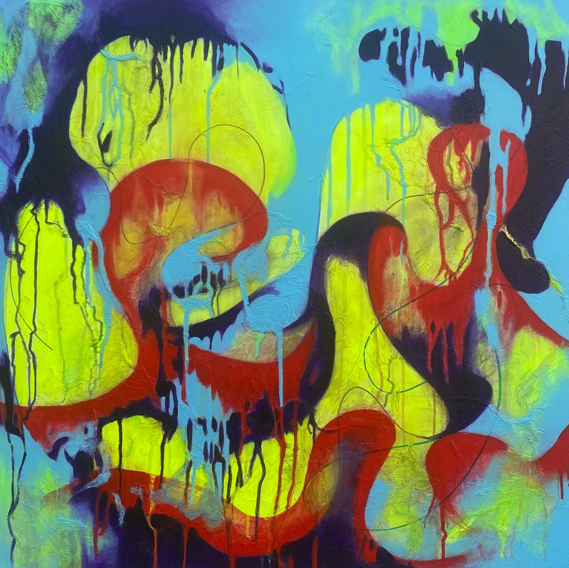 acryl mixed media 80-80 Just feelings 3 (2026)