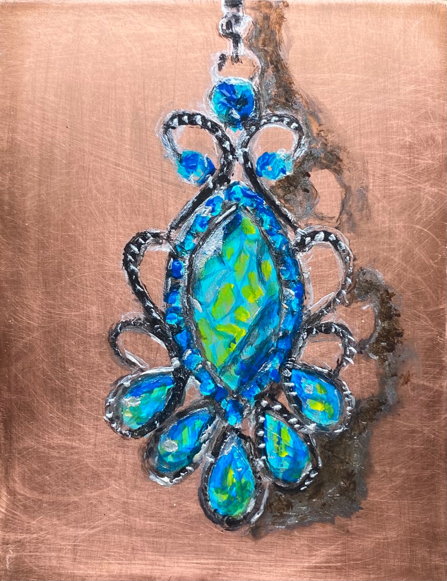 acrylic on copper 10-8 (2026)