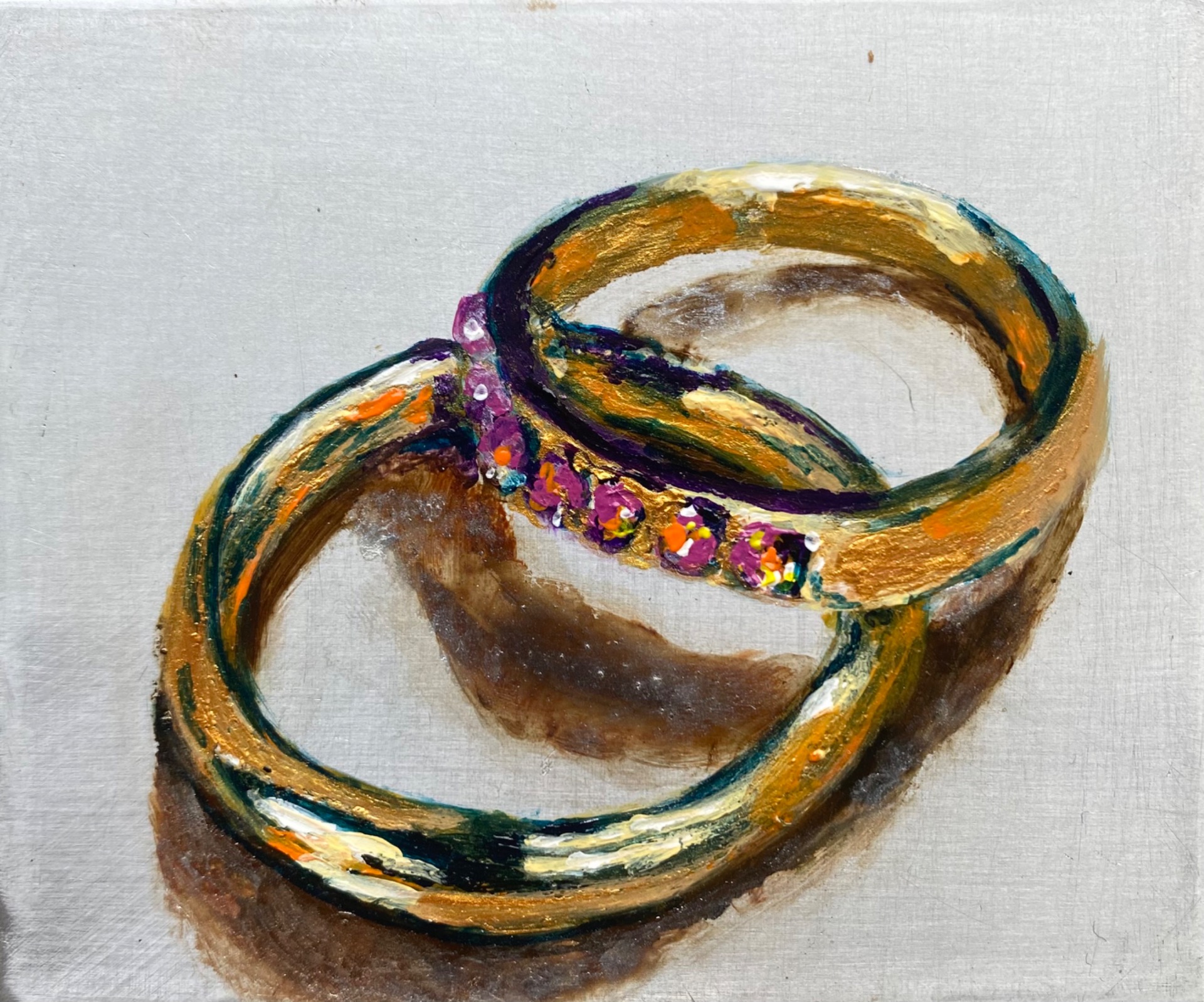 acrylic on aluminium 8-10 (2026)