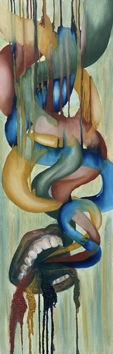 "He who laughs last....." oil 90-30 (2025)